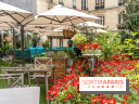 La terrasse cachée du Joy à l'Hôtel Fouquet's 2023 : le jardin de coquelicots