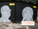 Mur des droits humains à Paris, nos photos