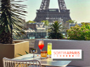 Bar Les Ombres : cocktails & tapas sur le rooftop du Musée du Quai Branly avec vue sur la tour Eiffel