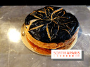 Aki Boulangerie : nos photos de sa galette des rois au sésame noir - Galette Aki Boulangerie 3