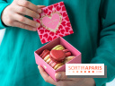 Saint-Valentin chez Ladurée 2024 : le coffret de macarons cœur