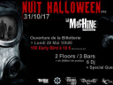 Nuit Halloween 2017 à La Machine