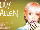Lily Allen en concert au Badaboum à Paris en avril 2018