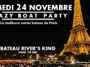 Crazy Boat Party de retour au River's King le 24 novembre 2018