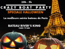 Halloween 2019 : Crazy Boat Party sur le Bateau River's King