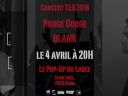 CONCERT GRATUIT 04 / 04 ! BLANK ET ROUGE GORGE 
