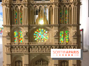 Exposition LEGO à l'Hôtel de Ville - façade de Notre Dame de Paris