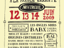 Festival, TaParole, Babx, Les Ongles noirs