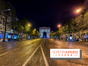 Visuel Paris Arc de Triomphe Champs Elysées nuit