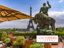 visuel Paris visuel  - Tour Eiffel - terrasse - café