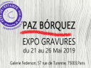 Exposition de gravures Paz Borquez