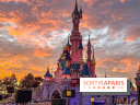 Visuels Disneyland Paris - château coucher de soleil