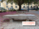 Ce parc parisien dans le 6e arrondissement cache deux bancs en forme de livre