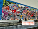 Une fresque éphémère à l'effigie de One Piece dans la gare Montparnasse pour les 25 ans du manga