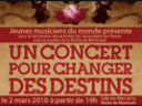Un concert pour changer des destins