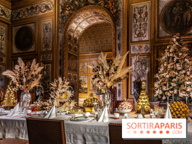 Noël à Vaux-le-Vicomte 2022, les 400 ans de la naissance de Molière - table de Noël