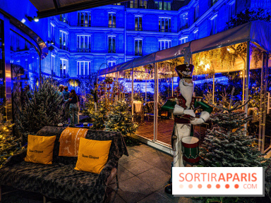 Fouquet's Hôtel Paris, le Joy dévoile sa terrasse d'hiver et ses bulles magiques de noël 2022