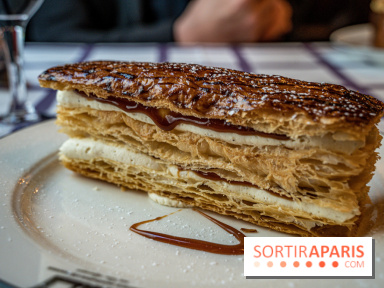 Auberge Pyrénées Cévennes - Bistrot Paris 11e - millefeuille vanille