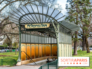 Le dernier édicule de type B d'Hector Guimard - Métro Porte Dauphine