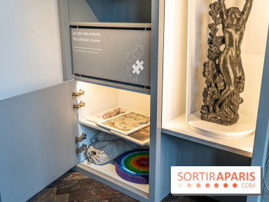 Musée Bourdelle rénové -  salle des techniques - jeux enfants