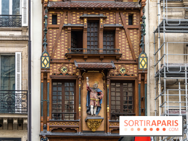 Façade alsacienne classée à Paris - McDo Saint-Lazare -  A7C6685