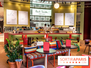 Café Paul Smith, le créateur de mode s'approprie le Café Vert du Printemps Haussmann