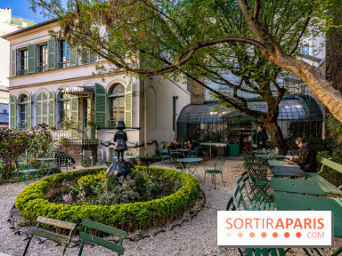 Le café - Salon de thé et terrasse Rose Bakery au Musée de la Vie Romantique  -  A7C9266 HDR