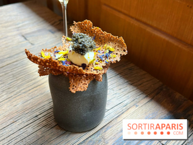 Géosmine - Crackers sarrasin caviar