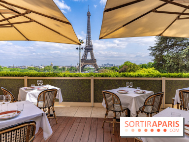 Le Café de l'Homme rouvre ses portes avec une nouvelle déco et une nouvelle carte gourmande - terrasse Tour Eiffel