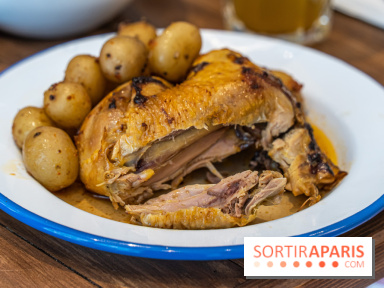 Label Broche restaurant - David Gallienne - Table du Gourmet - Galeries Lafayettes - Top Chef -  poulet