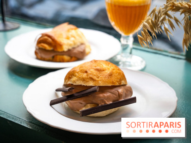 Glace insolite : la glace pain au chocolat de Sain -  A7C7854