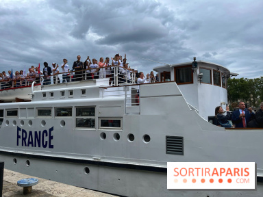 Athlètes et flambeau de Paris 2024 - IMG 4086