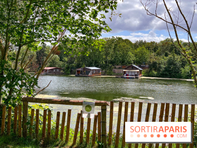 L'étang de la Galiotte dans le parc du Peuple de l'Herbe - Carrières-sous-Poissy (Yvelines)