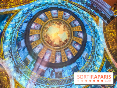 Aura, un spectacle son et lumières qui illumine le Dôme des Invalides - photos et vidéo