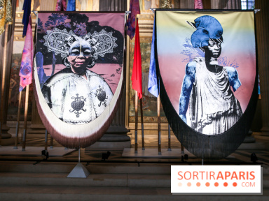 Raphaël Barontini, les photos de son installation monumentale au Panthéon