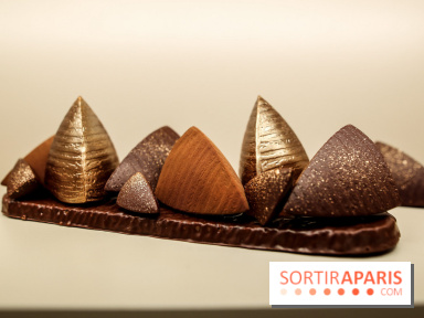 Bûche et chocolats de Noël 2023 signés Alléno & Rivoire