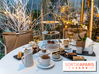 Le Tea Time du Joy à l'Hôtel Fouquet's sur sa terrasse d'hiver enchantée -  A7C9634