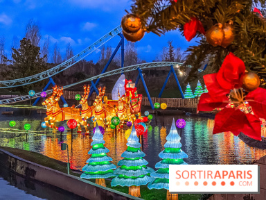 Noël au Parc Astérix 2023, sentier de lumières et patinoire - IMG 5081