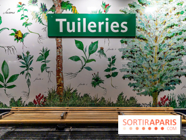 Le Métro Tuileries en mode végétal