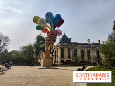 Visuel Paris 8e - printemps Jeff Koons jardin Champs Elysées