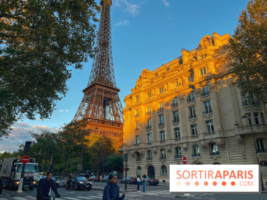 Visuel Paris 7e - Tour Eiffel - coucher de soleil