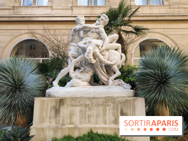 Visuel Paris 6e - statue centaure Gustave Crauk