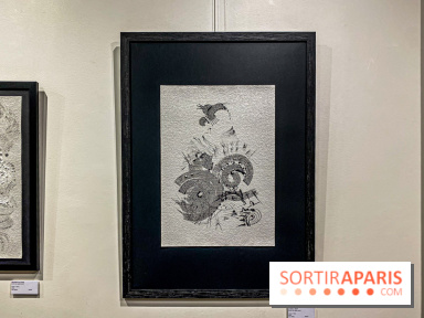 Exposition Sumi et Motion de la calligraphe japonaise Aya Wada à la galerie La Lison - IMG 4918