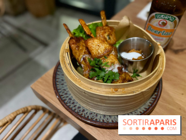Luangpra - Brochettes poulet sauce satay