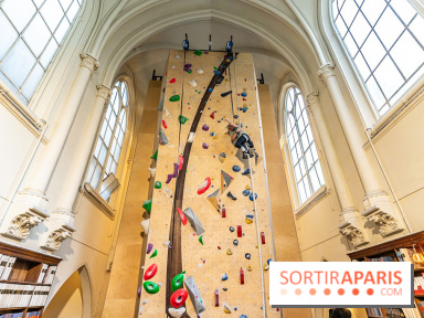 Climbing District Saint-Lazare, la salle d'escalade et espace coworking cachée dans une chapelle -  A7C8025