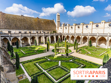 L'Abbaye de Royaumont - les photos -  jardin - bâtiment des moines