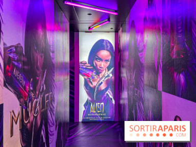Mugler installe un pop up sensoriel et immersif avec des animations gratuites, à Paris