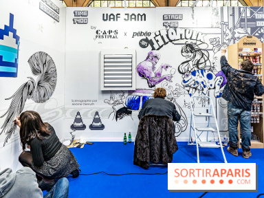 Urban Art Fair 2024 au Carreau du Temple, la foire internationale de street art - photos -  A7C2403