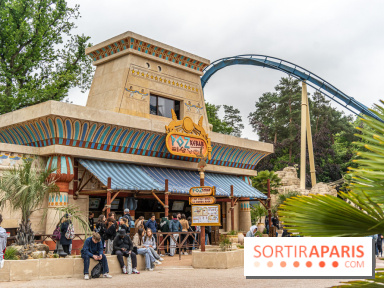 Parc Astérix : inauguration de la Tour Numérobis avec Jamel Debbouze  -  Poz kebab