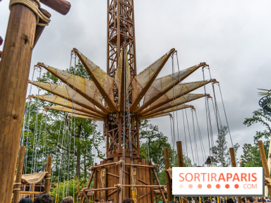 Parc Astérix : inauguration de la Tour Numérobis avec Jamel Debbouze
